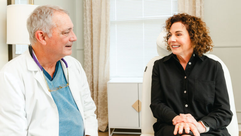 Dr. DeLozier's consultation with a client
